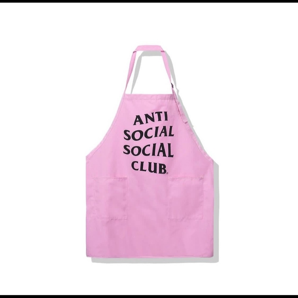 Anti social social Club Apron Splatter